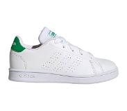 Adidas Sportswear Advantage sneakers wit/groen Jongens/Meisjes Imitatieleer - 38