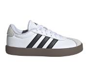 Adidas Sportswear VL Court 3.0 sneakers wit/zwart/beige Jongens/Meisjes Suede - 34