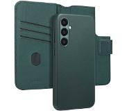 Accezz Leather Bookcase 2-in-1 met MagSafe voor de Samsung Galaxy S24 Plus - Cedar Green