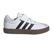 Adidas Sportswear VL Court 3.0 sneakers wit/zwart/beige Jongens/Meisjes Suede - 30