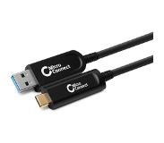 Microconnect MC-USB3.2CA20OP USB-kabel 20 m USB 3.2 Gen 2 (3.1 Gen 2) USB A USB C Zwart