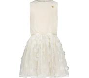Le Chic A-lijn jurk SYMPHONICA wit Meisjes Polyester Ronde hals Effen - 110