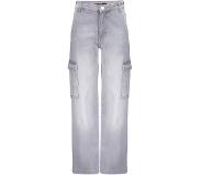 Frankie & Liberty Meisjes jeans broek cargo - Independent - Grijs denim