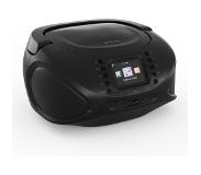 Auna Roadie Smart - IR - DAB - Bluetooth - BT - CD - MP3 - Boombox - USB - DAB+ - Internet - FM Radio - Zwart