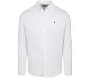 Scotch & Soda Heren Overhemden Essentials - Organic Oxford Regular Fit Shirt - Wit - Maat S