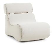 Kave Home Club Stoel met verstelbaar nekkussen - Beige