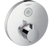 Hansgrohe ShowerSelect S afbouwdeel voor inbouwkraan thermostatisch met 1 stopkraan voor 1 douchefunctie chroom 15744000
