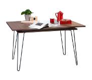 Symbiosis eetkamertafel Lardal uitbreidbaar - walnootkleur - 77x134x89,5 cm
