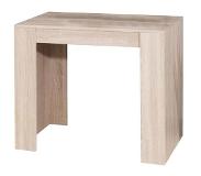 Symbiosis wandtafel/tafel Ruste uitbreidbaar - eikenkleur - 74x49x91 cm