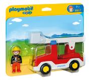 Playmobil 1.2.3 brandweerwagen met ladder 6967