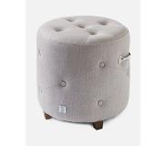 Riviera Maison Poef 'Bowery' Linen, kleur Flax