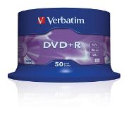 Verbatim DVD+R discs op spindel - 16-speed - 4,7 GB / 50 stuks
