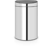 Brabantia Touch Bin Recycle 10 + 23 liter Brilliant Steel