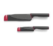 Joseph Joseph Messenset Joseph Joseph Slice & Sharpen Rood Zwart (2-delig)