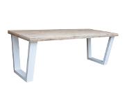 Wood4you Eettafel Industrieel V-poot Steigerhout 200x90cm