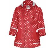 Playshoes Kinder regenjas rood met witte stip design 128 (8 jr)