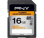 PNY Geheugenkaart, SDHC class 10 90-60 MB/s, 16GB