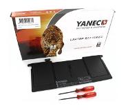 YANEC Laptop Accu 5200mAh voor MacBook Air 11-inch (mid 2011 - mid 2012)