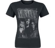 Nirvana Faded Faces Girls shirt zwart