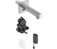Geberit Brenta elektronische wandwastafelkraan koud voor batterij 17cm chroom