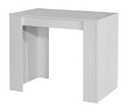 Symbiosis wandtafel/tafel Ruste uitbreidbaar - wit - 74x49x91 cm