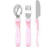 Twistshake Twist shake Roestvrijstalen bestek pastel l roze