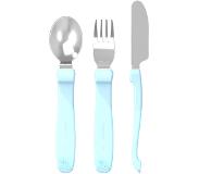 Twistshake Twist shake Roestvrij staalbestek pastel l blauw