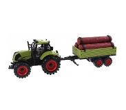 Johntoy Speelset Junior Farming Tractor Met Aanhanger 28 Cm