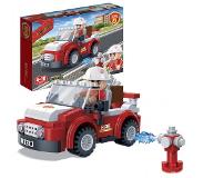 Banbao Brandweer Brandweerman- en auto - 7117