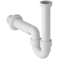 Geberit Sifon Wit Pp V. Uitstortgootsteen D50
