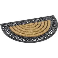 Cleanwalk buitenmat Viking half rond 45x75 cm