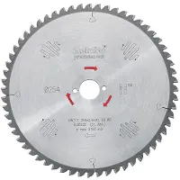 Metabo 628222000 Hardmetalen cirkelzaagbladen power cut HW/CT 254x30 60 WZ