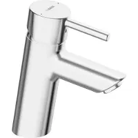 Hansa Hansavantis Style wastafelkraan XL gladde body met vaste uitloop 104mm chroom 52372277