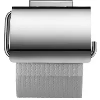 Duravit Karree closetrolhouder met klep Chroom