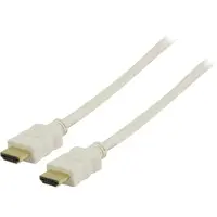 S-Impuls HDMI kabel - versie 1.4 (4K 30Hz) - CU koper aders / wit - 7,5 meter