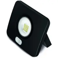 ABC-led 30W LED Schijnwerper Flat PIR Sensor - IP65 3000 Lumen - Koud Wit - Zwart