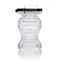 Trinity Vibes Clear Vibrating Penis Head Teaser