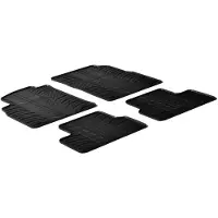 GledRing Rubbermatten Opel Astra J 2009- (T profiel 4-delig + montageclips) voor o.a. OPEL