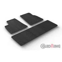 GledRing Rubbermatten Tesla Model S 2014- (T profiel 5-delig) voor o.a. TESLA