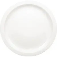 Olympia Kleine porselein bordjes met smalle rand 20 cm (stuks 12)