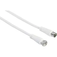 Hama 00122527 coax-kabel 10 m F Wit