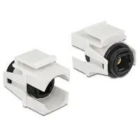 DeLOCK Optische Audio poortbeschermer - Toslink - Toslink female naar Toslink