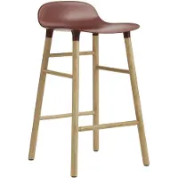 Normann Copenhagen Barstoel Form Barstool 65 cm Oak Red