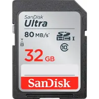 SanDisk Ultra 32GB Class 10 SDHC-geheugenkaart tot 40 MB/s - SDSDUN-032G-G46 [oudere versie]