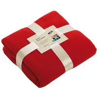 Merkloos Fleece woondeken/woonplaid donkergrijs 130 x 170 cm - Plaids
