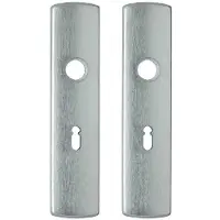 Axa Schild - Aluminium - Aluminium - - Binnendeurschilden 6210 BB55 aluminium