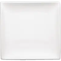 Olympia Vierkante porselein bord wit 24 cm (stuks 12)