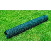 vidaXL Grillage à poule avec revêtement en PVC 25x0,5 m vert140407