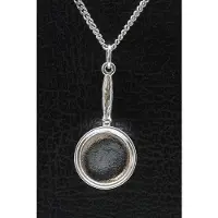 MOOYE ® - Collectie Zilveren Koekenpan ketting hanger