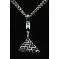 MOOYE ® - Collectie Zilveren Piramide Egypte hanger n bedel